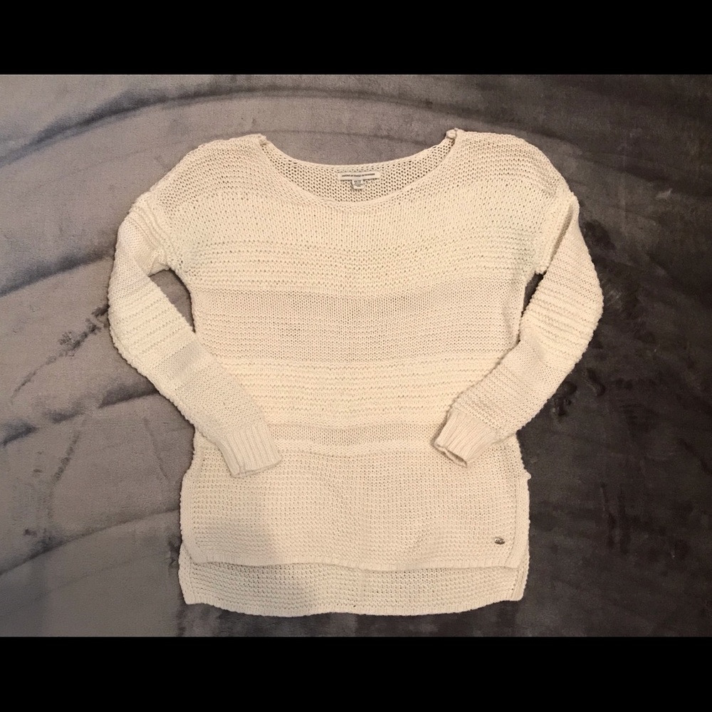 American Eagle Crew Neck Knit Sweater